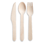 3-in-1 Wooden Cutlery Set