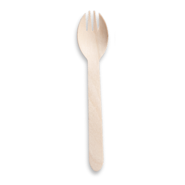 158mm Wooden Spork